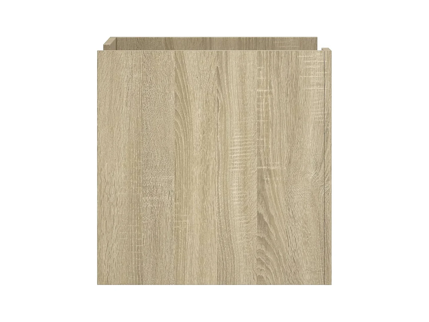 Mesita de noche madera de ingeniería roble Sonoma 45x50x50 cm ES695849