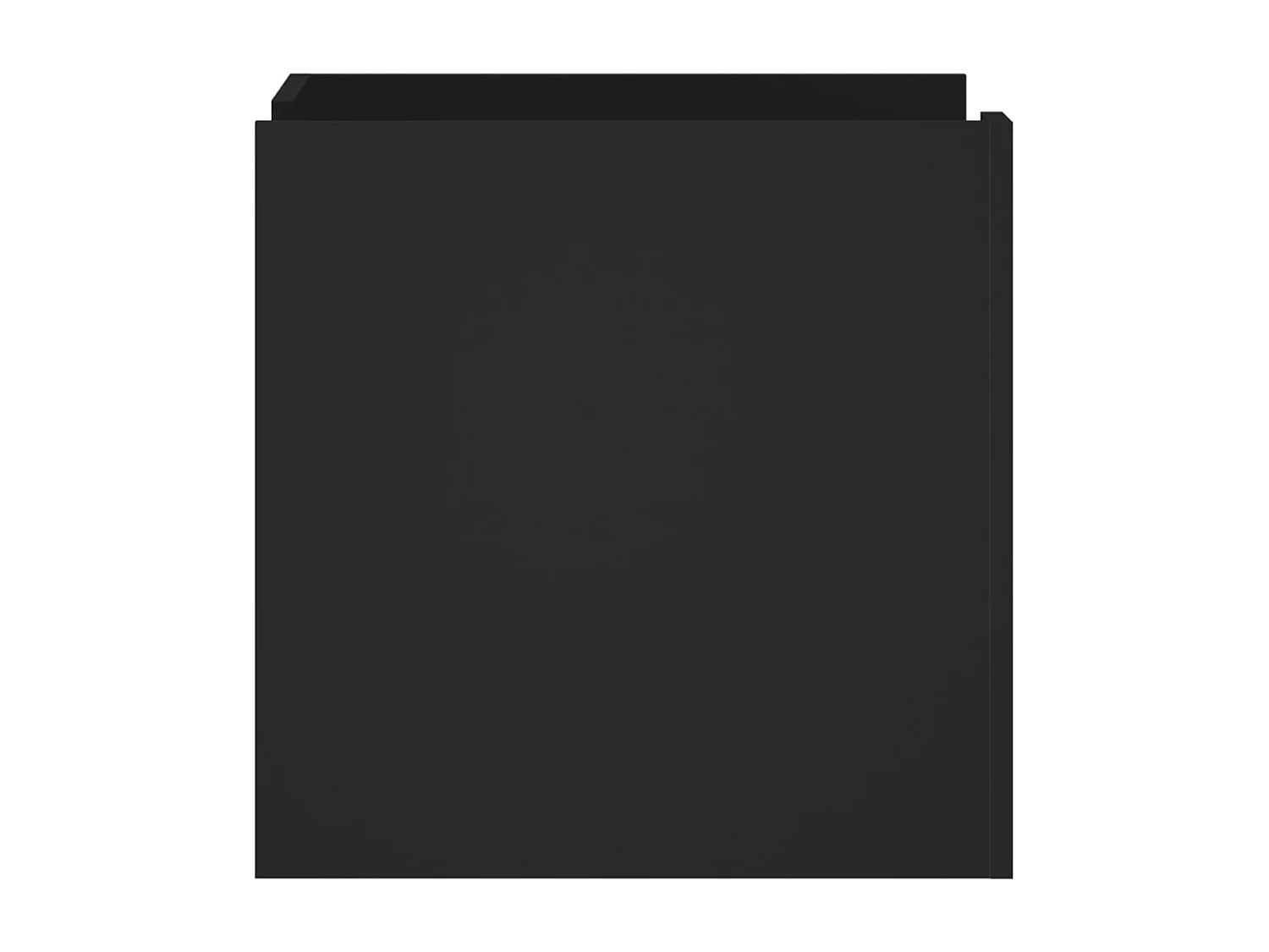 Table de chevet noir 45x50x50 cm bois d’ingénierie FR77534