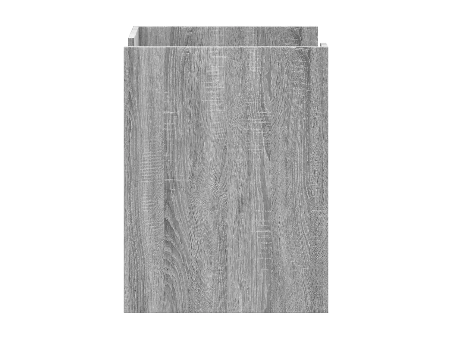 Nachtkastje 45x50x65 cm bewerkt hout grijs sonoma eikenkleurig BE713288