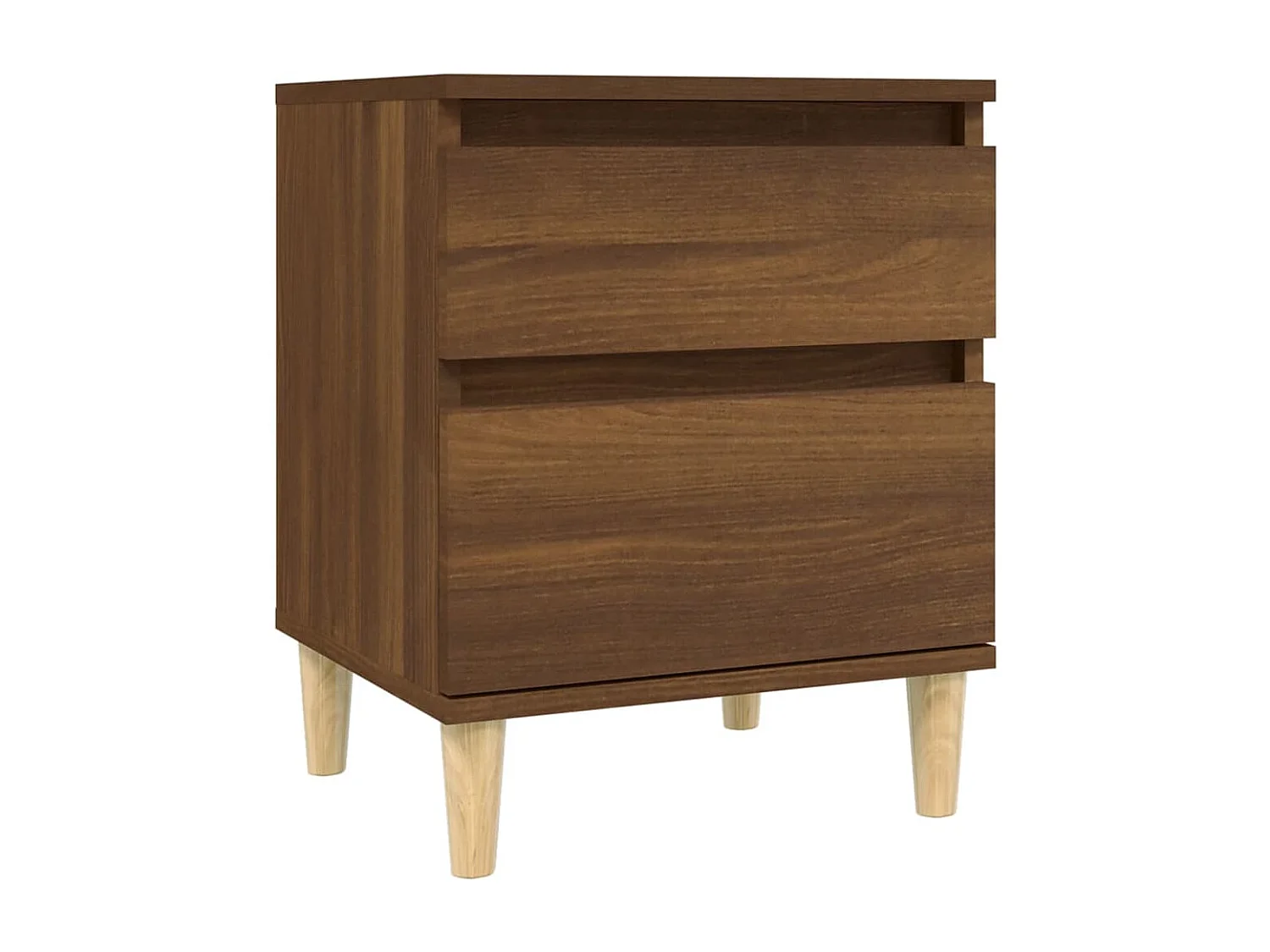 Tables de chevet 2 pcs Chêne marron 40x35x50 cm FR90836