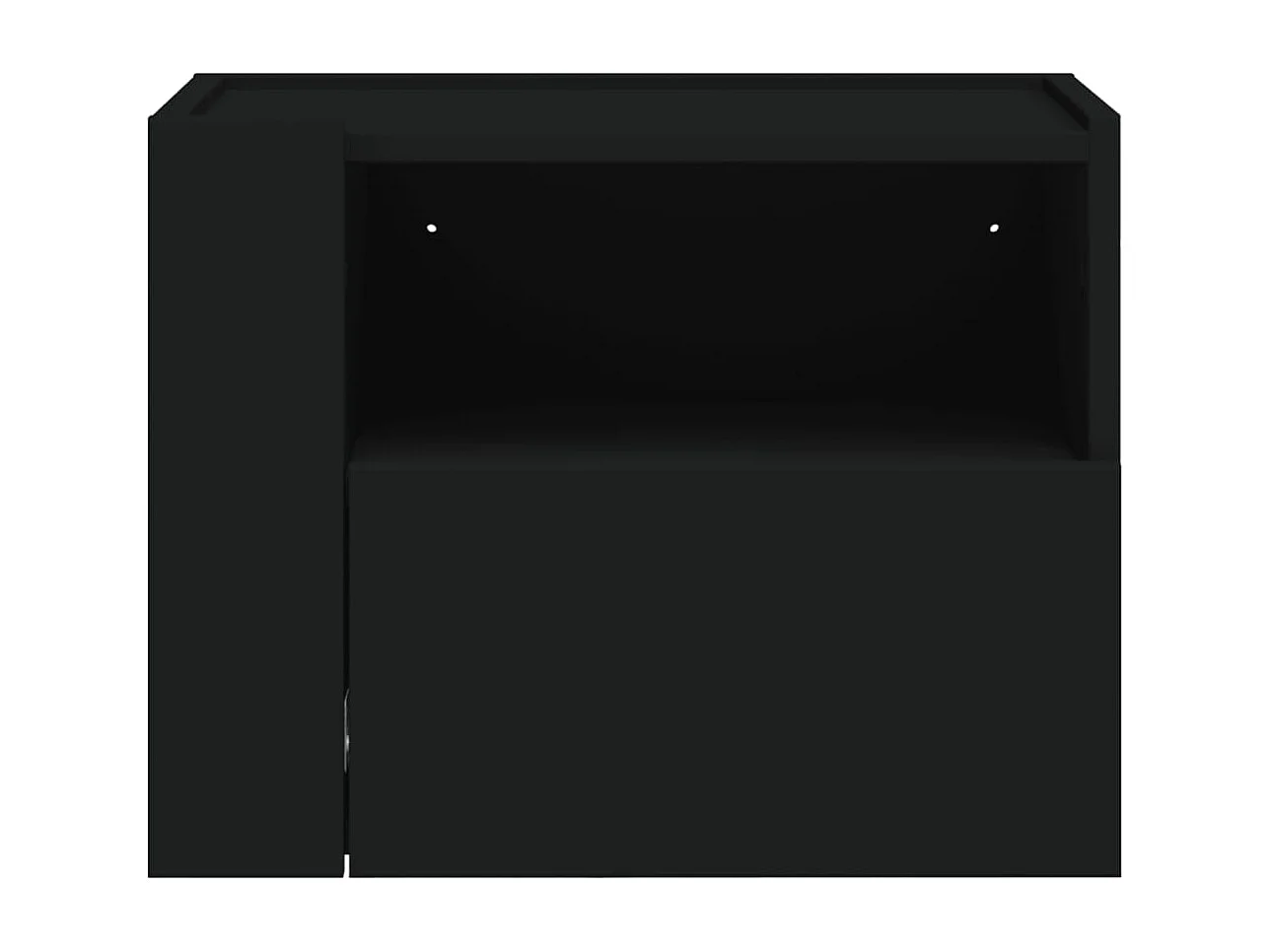 Nachtkastjes 2 st wandgemonteerd 45x30x35 cm wit BE621346