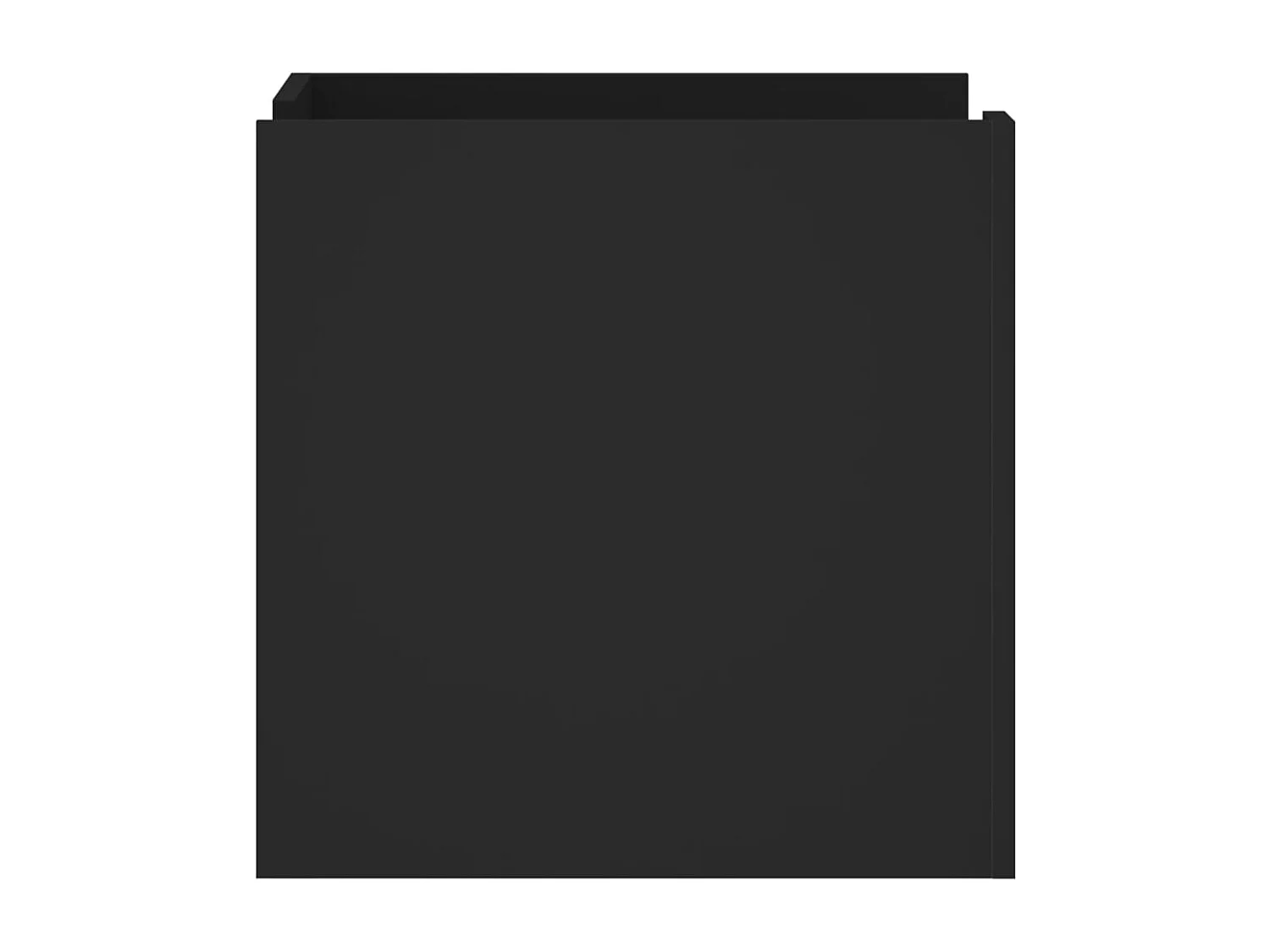 Table de chevet noir 45x50x50 cm bois d’ingénierie FR80297