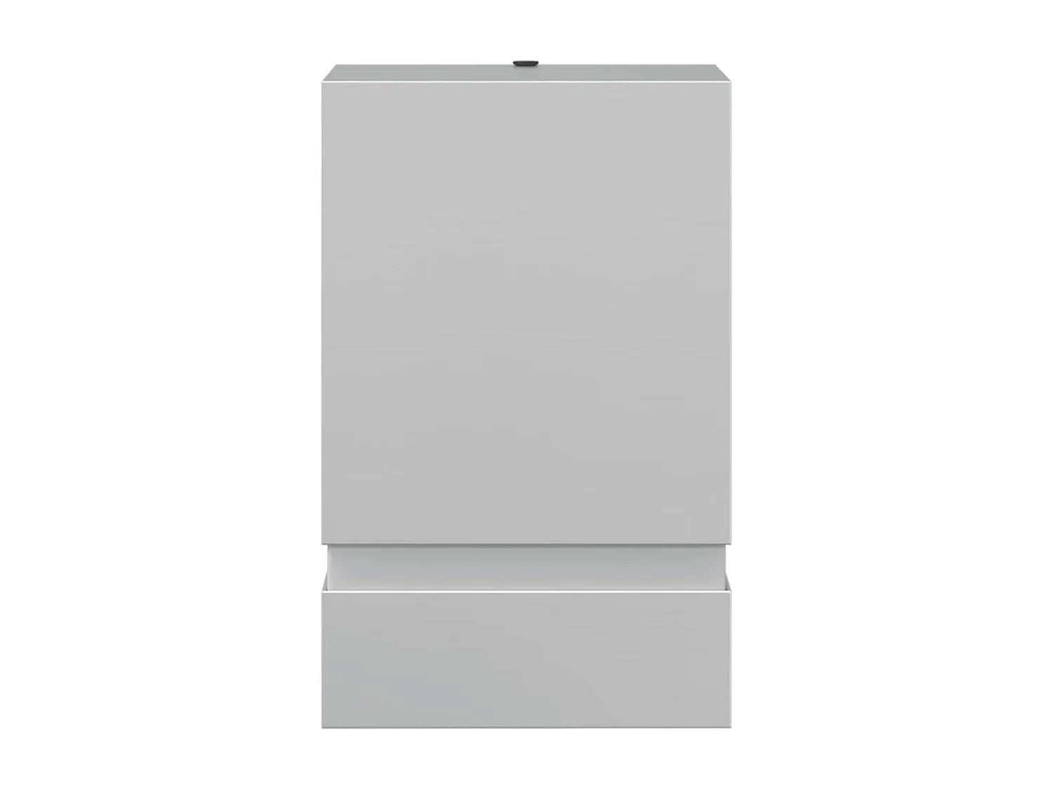 Applique murale d'extérieur argenté acier inoxydable FR731188