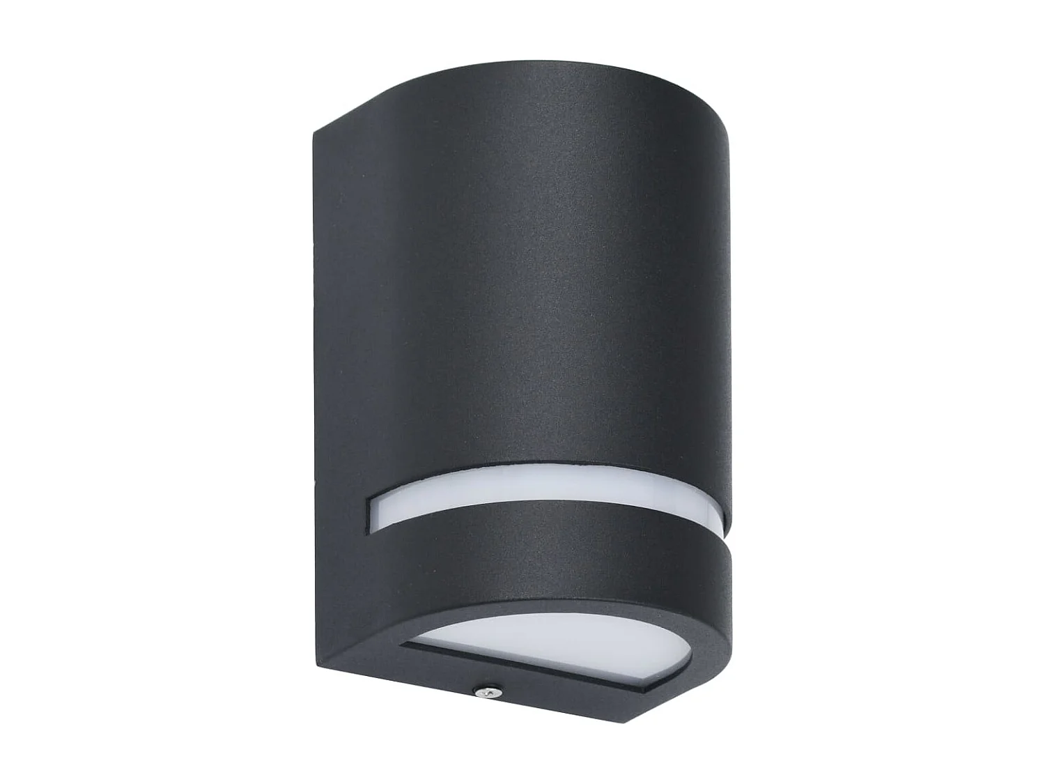Lámparas de pared de exterior 2 uds 35 W negro semicircular ES266721