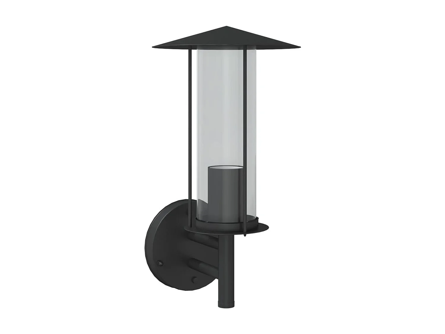 Aplique de exterior de acero inoxidable negro ES483447