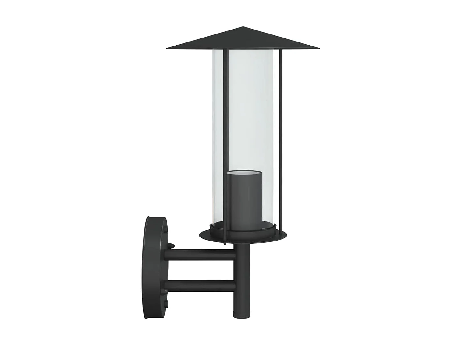 Aplique de exterior de acero inoxidable negro ES483447