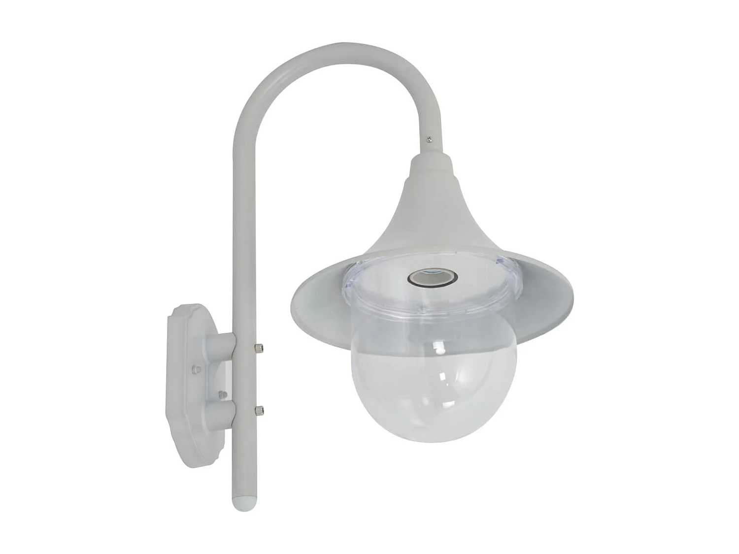 Applique murale de jardin E27 120 cm Aluminium Blanc FR126608