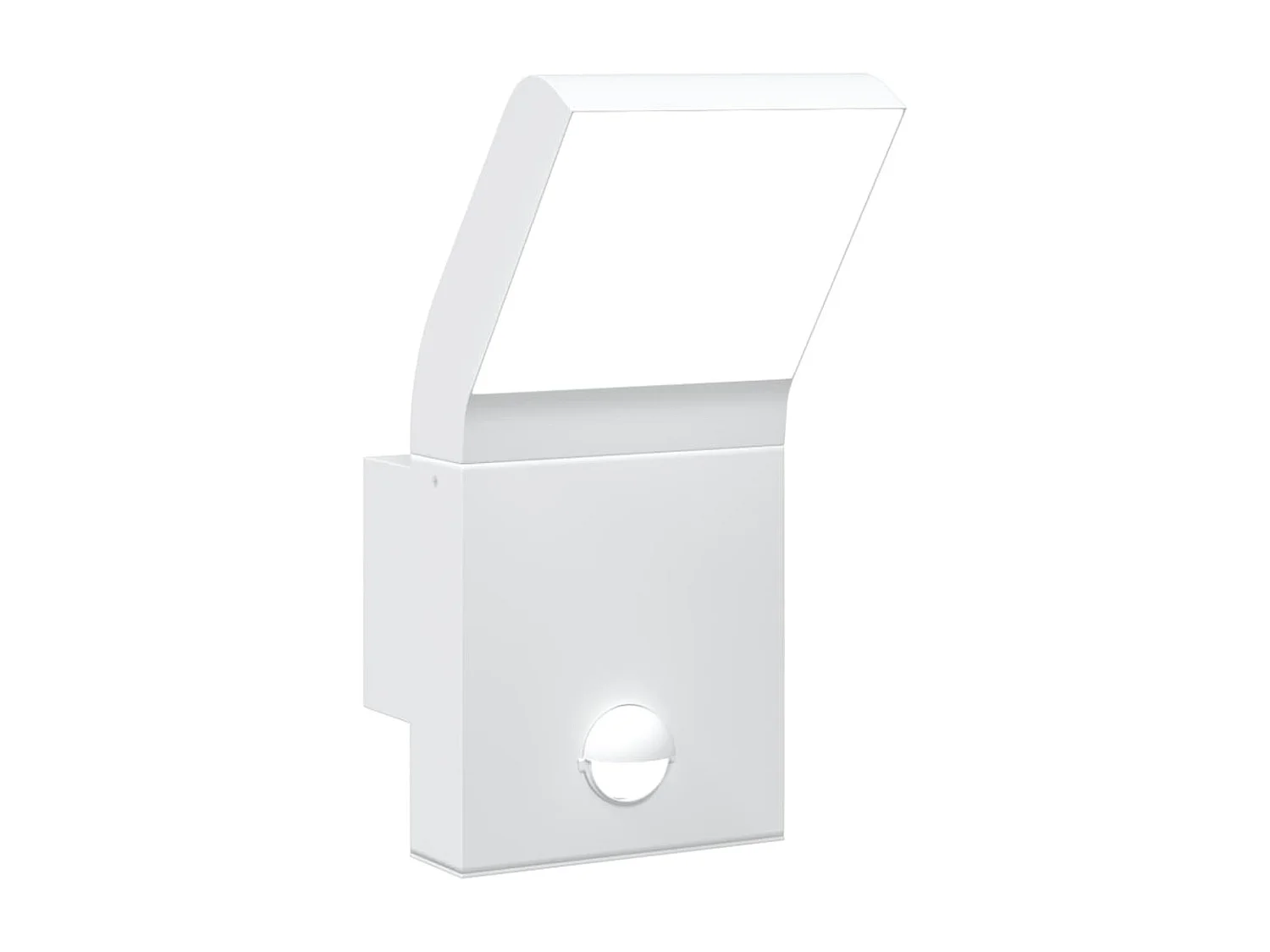 Lámpara de pared de exterior LED con sensor aluminio blanco ES121813