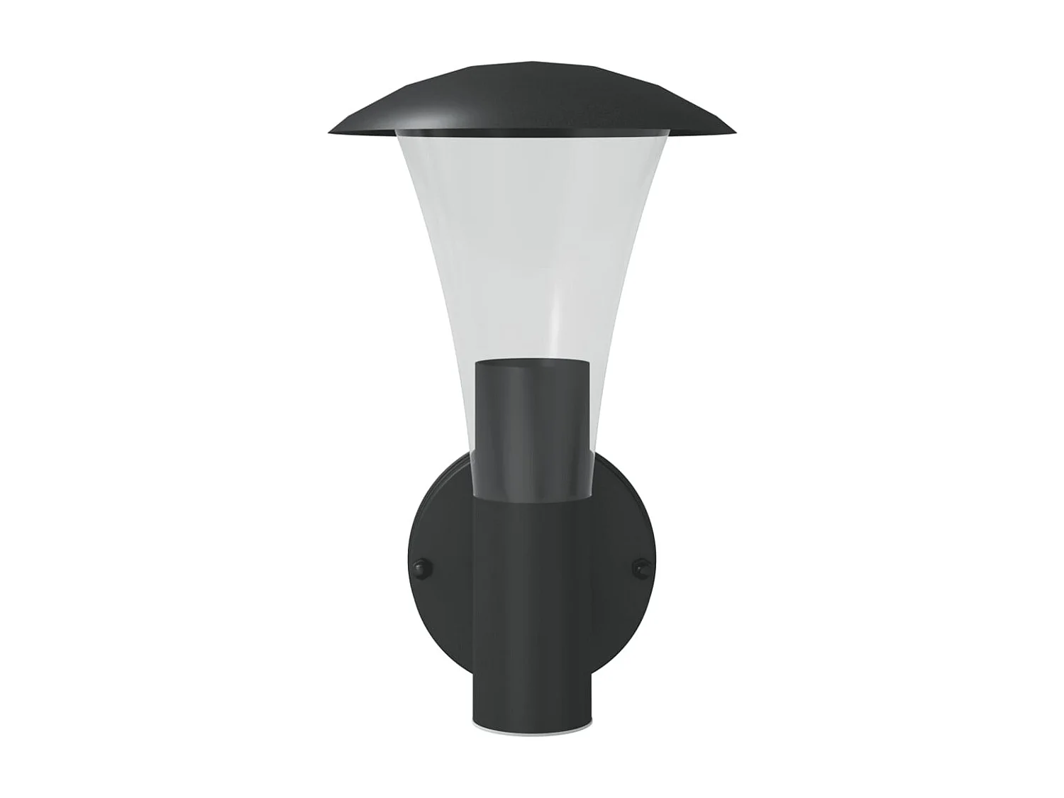 Apliques de exterior 2 unidades acero inoxidable negro ES922463