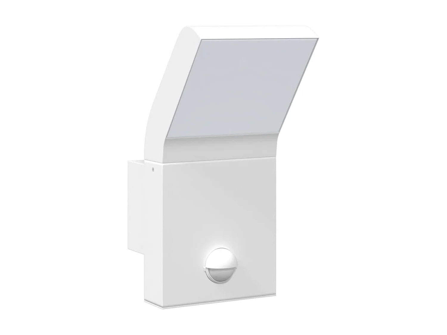 Lámparas de pared LED exterior con sensor 2 uds aluminio blanco ES940589