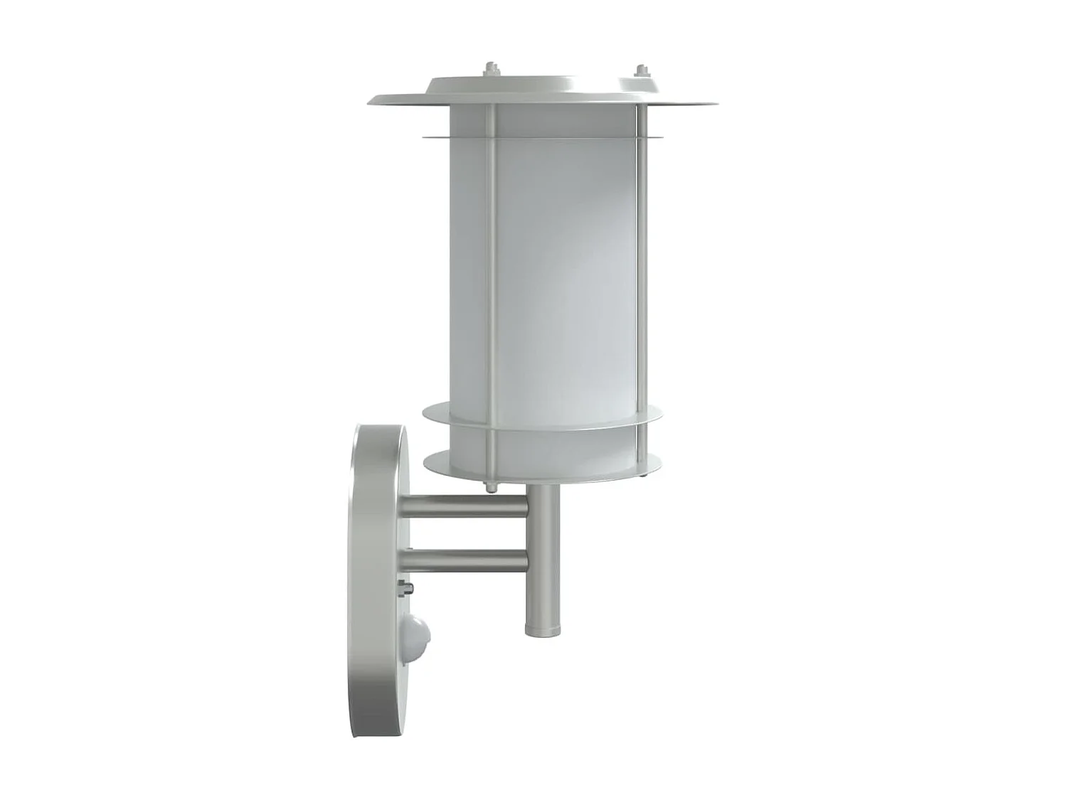 Applique murale d'extérieur et capteur argenté acier inoxydable FR147957