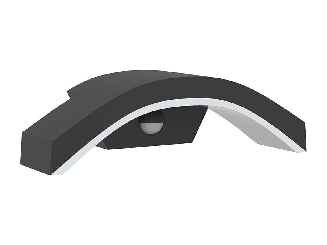 Applique murale LED d'extérieur avec capteurs noir FR976222