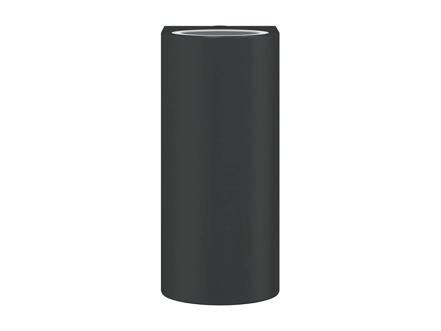 Candeeiro de parede para exterior alumínio fundido preto PT381277