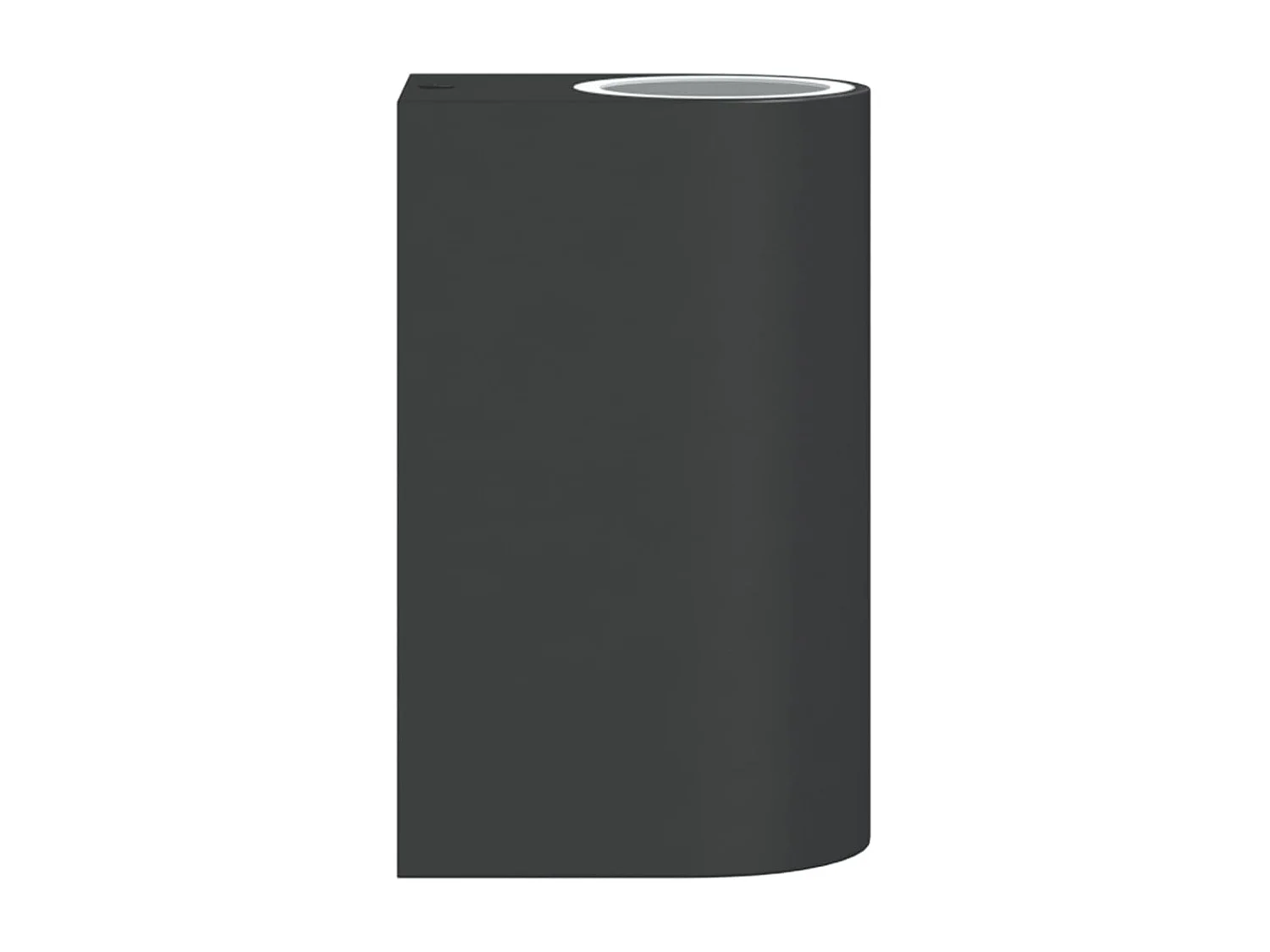 Candeeiro de parede para exterior alumínio fundido preto PT381277