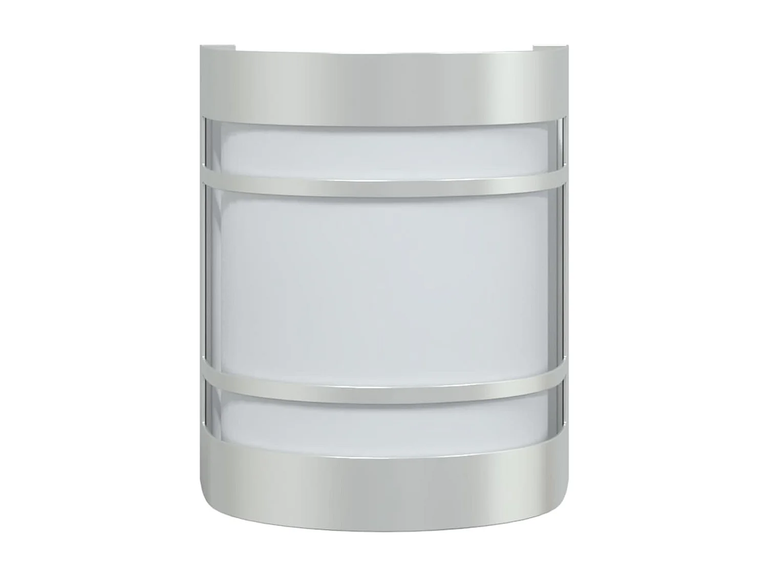 Buitenwandlampen 2 st roestvrij staal zilverkleurig BE598177