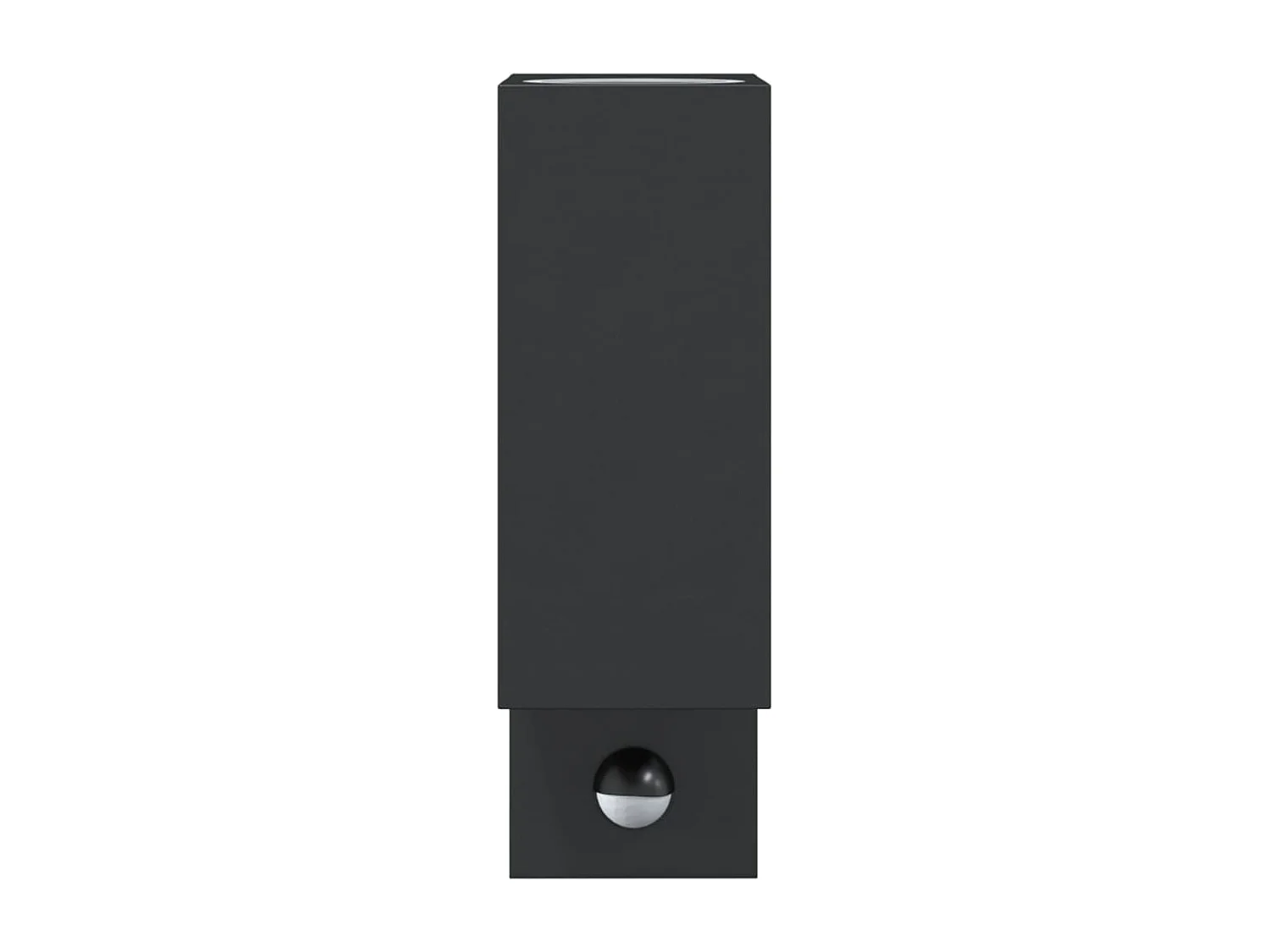 Lámparas de pared de exterior con sensor 2 uds aluminio negro ES774364