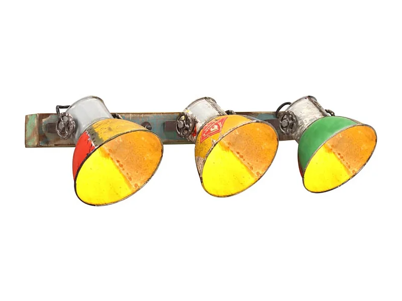 Applique murale industrielle Multicolore 65x25 cm E27 FR746280