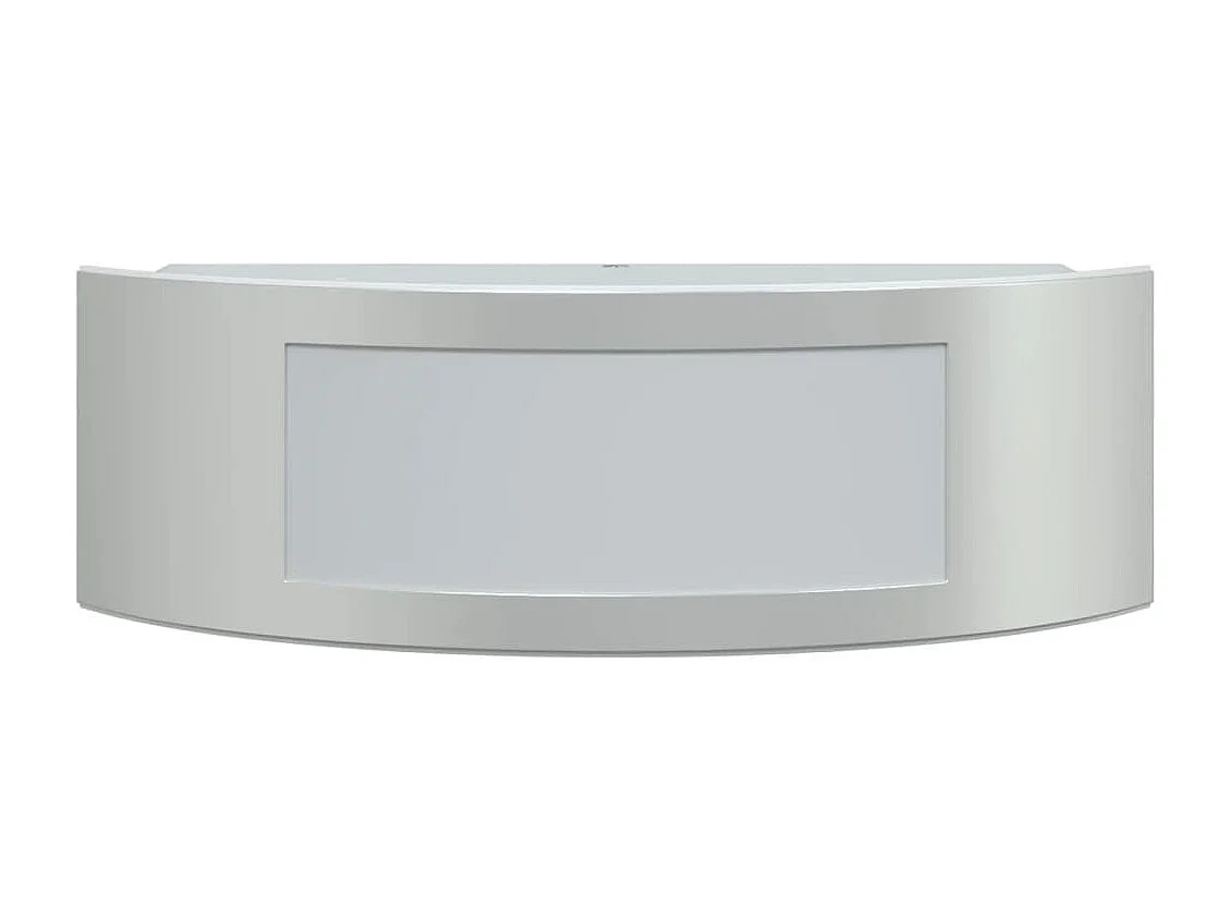 Appliques murales d'extérieur 2pcs argenté acier inoxydable FR691271