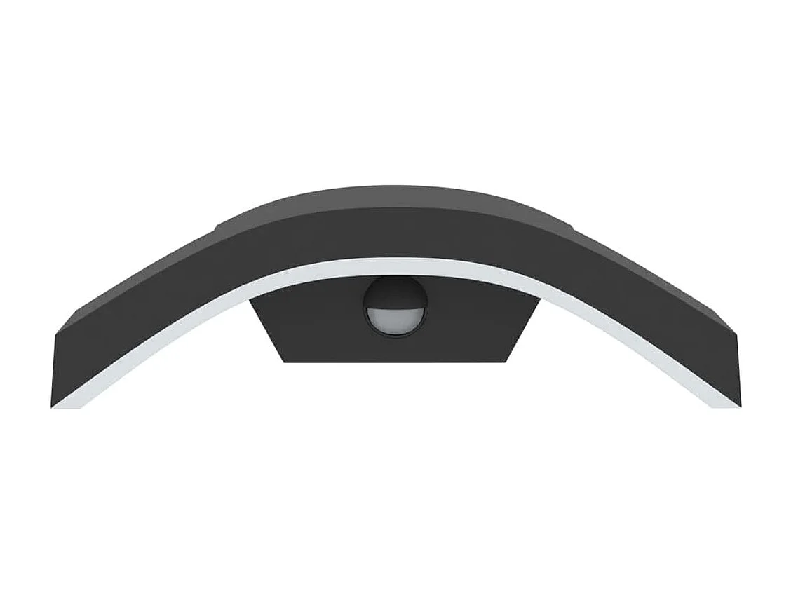 Appliques murales LED d'extérieur avec capteurs 2 pcs noir FR961192