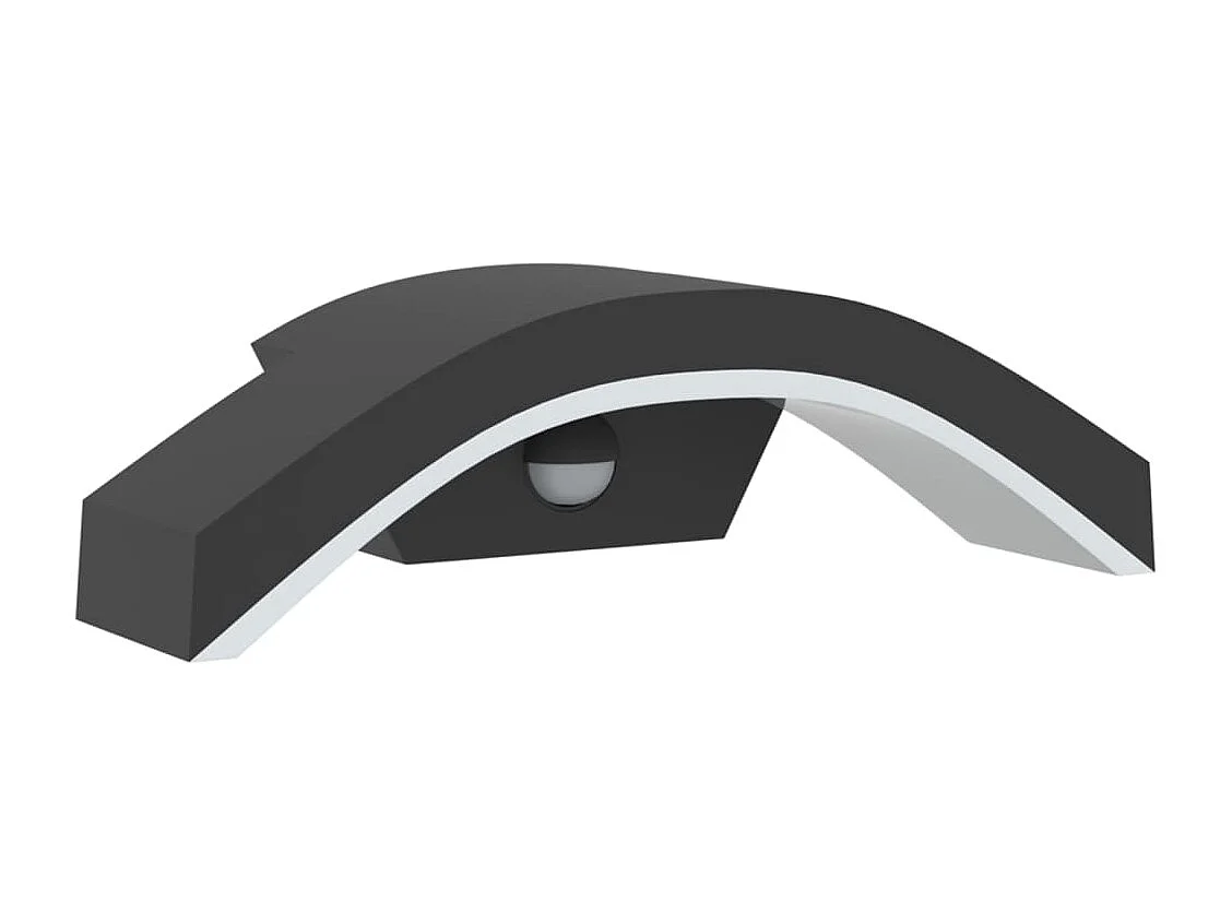 Appliques murales LED d'extérieur avec capteurs 2 pcs noir FR961192