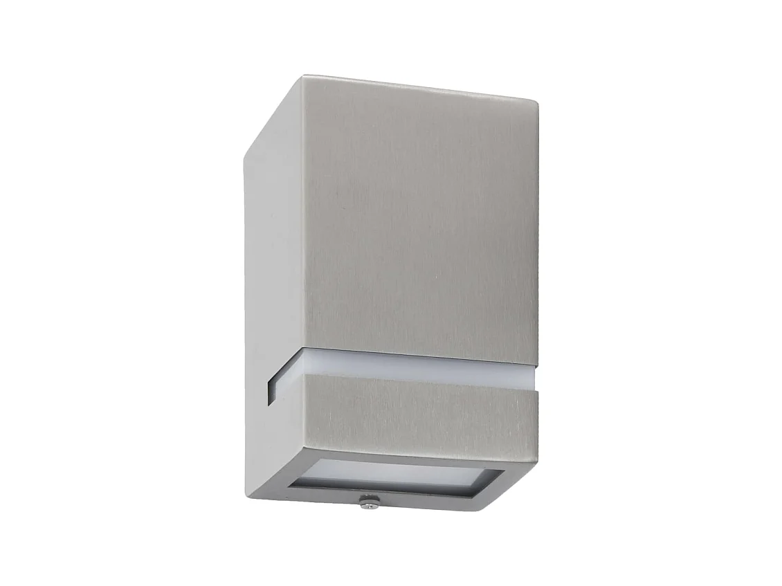 Appliques murales d'extérieur 2 pcs 35 W Argenté Rectangulaire FR359494