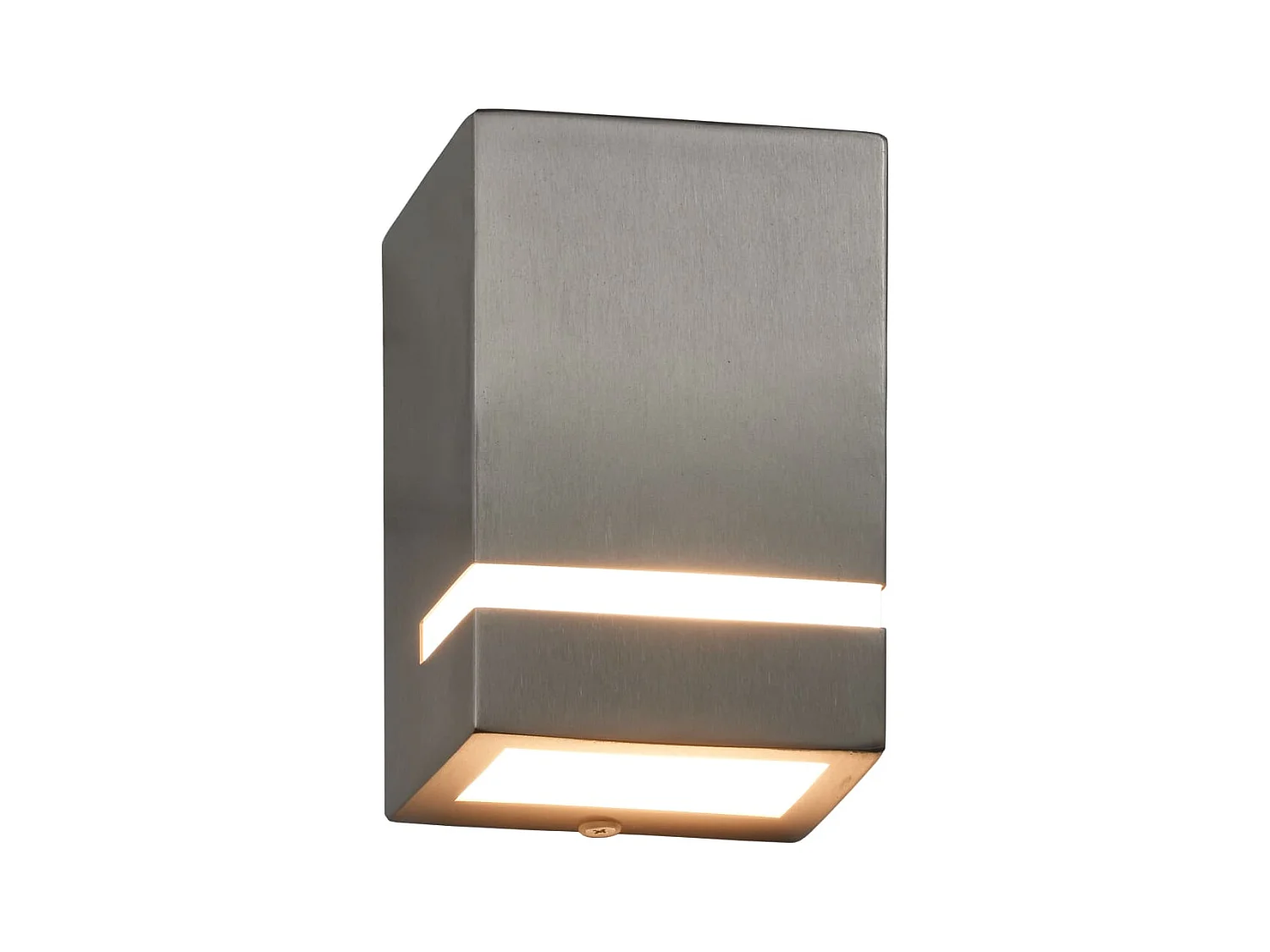 Appliques murales d'extérieur 2 pcs 35 W Argenté Rectangulaire FR359494