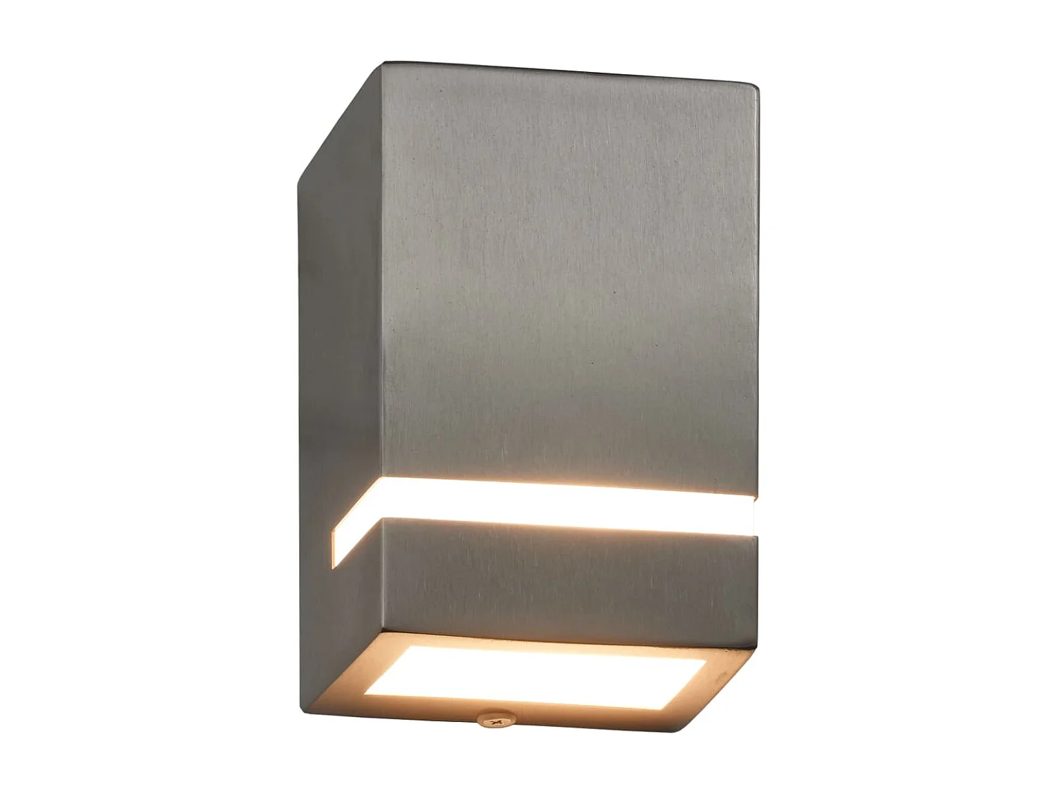 Buitenwandlampen 2 st 35 W rechthoekig zilverkleurig BE429131