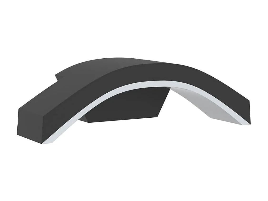 Appliques murales LED d'extérieur 2 pcs noir FR331097