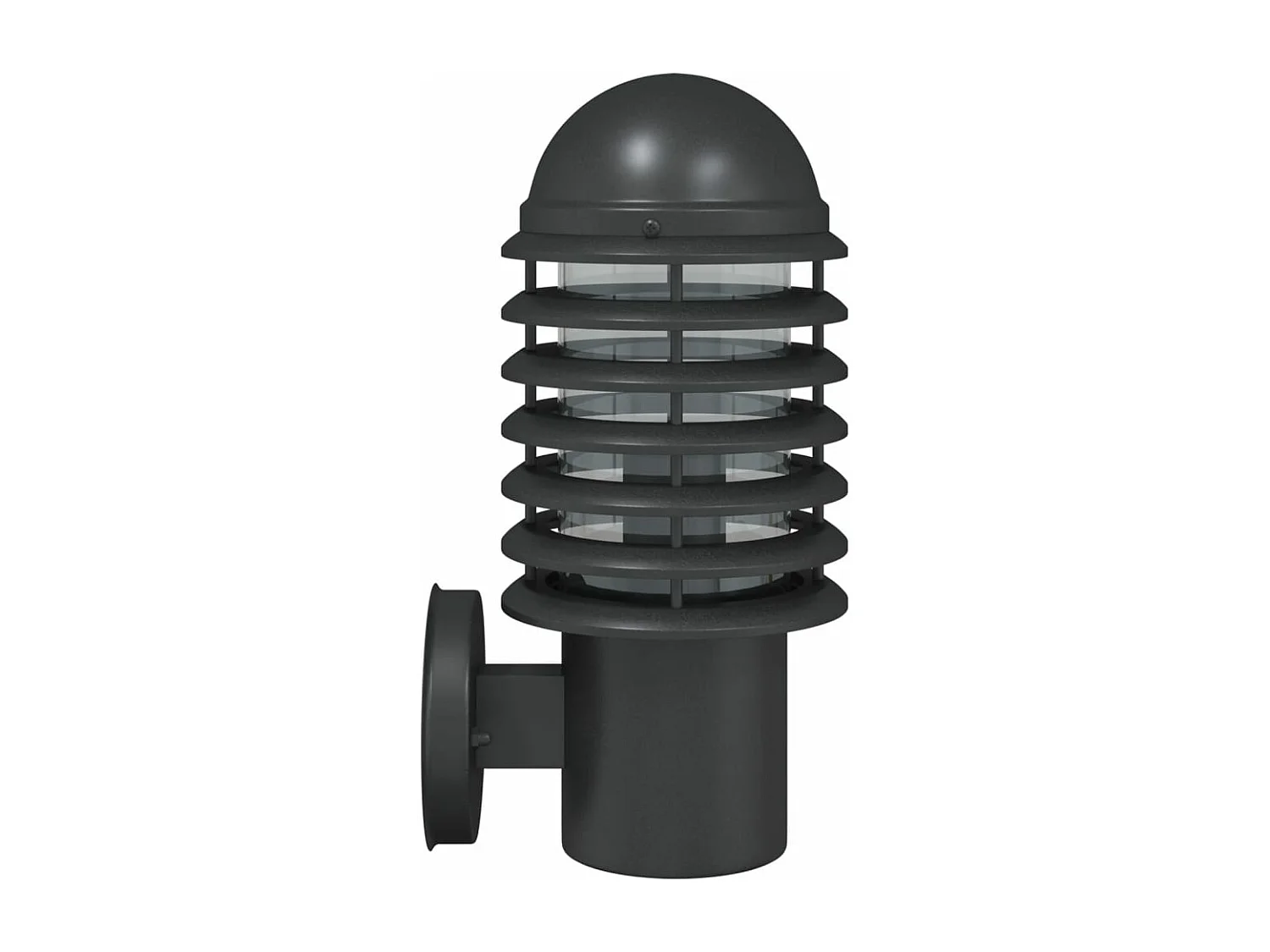 Apliques de exterior 2 unidades acero inoxidable negro ES564873