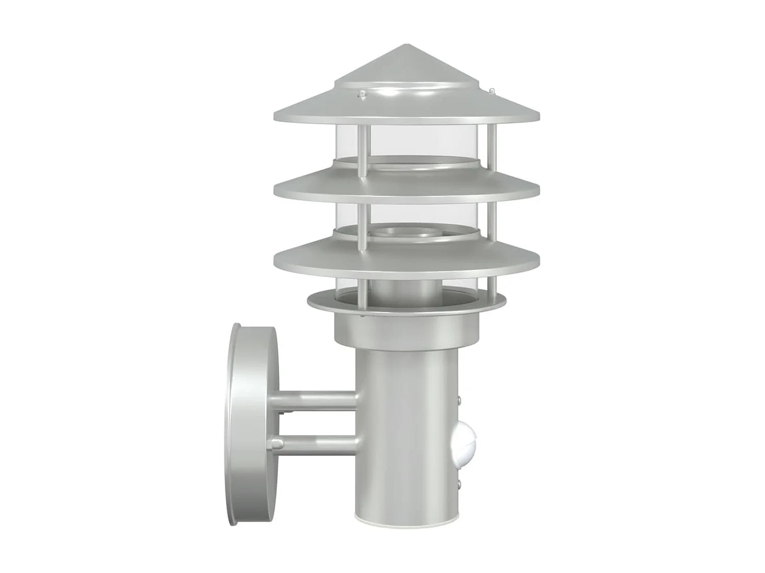 Appliques murales d'extérieur et capteurs 2pcs acier inoxydable FR213744