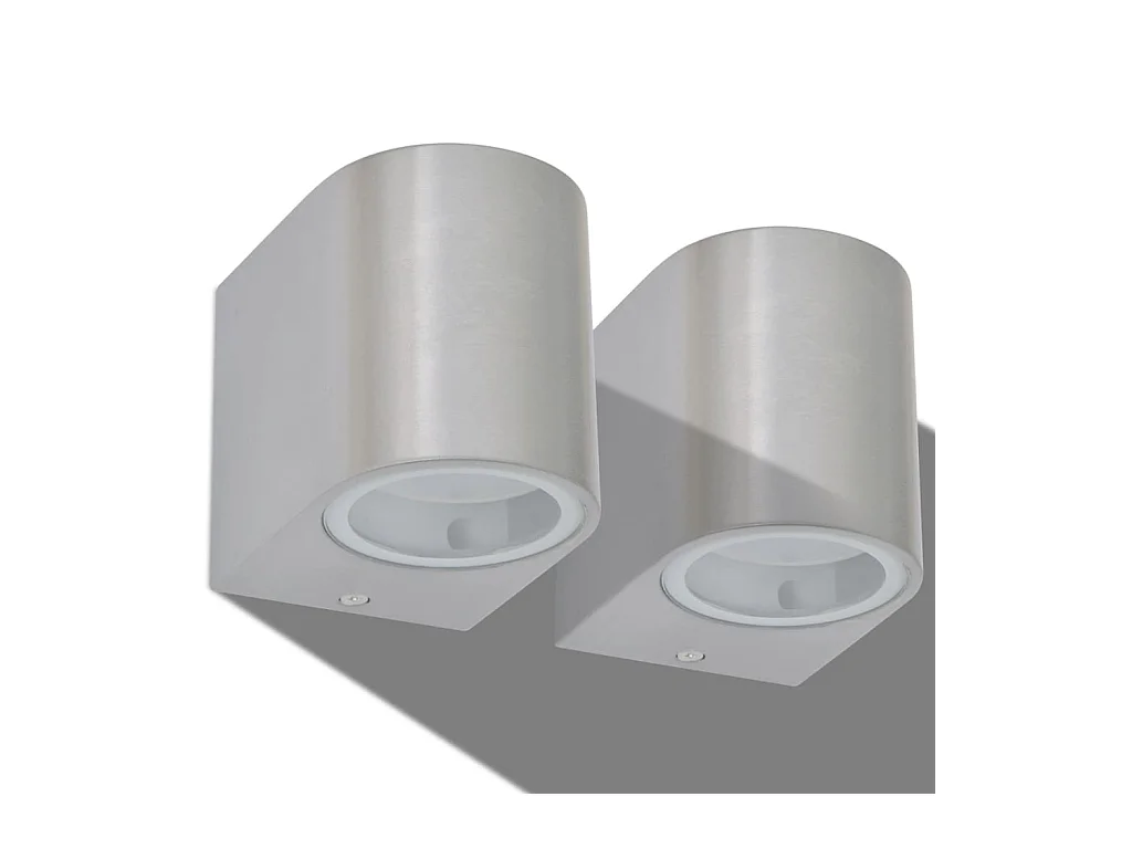 Applique murale LED d'extérieur 2 pièces Ronde vers le bas FR985729