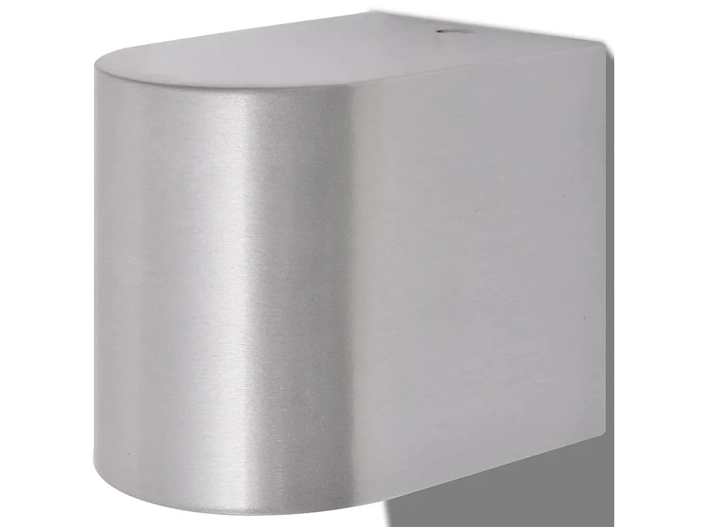 Candeeiros parede LED inferior p/exterior 2 pcs redondo PT791984