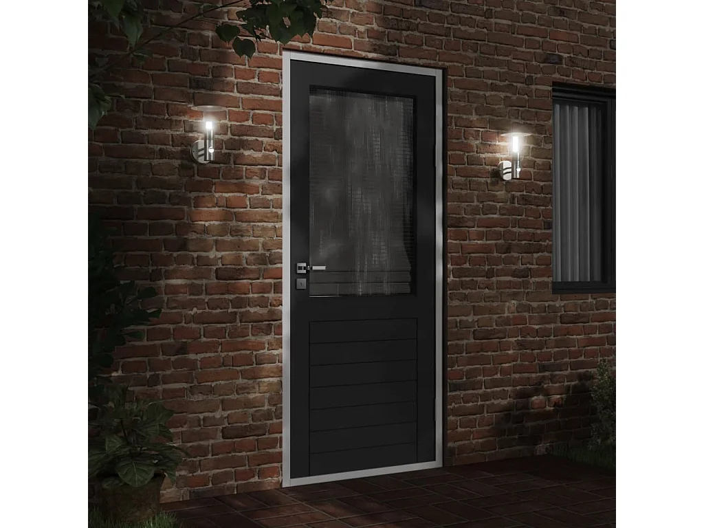 Lámpara de pared de exterior con sensor acero inoxidable ES508278