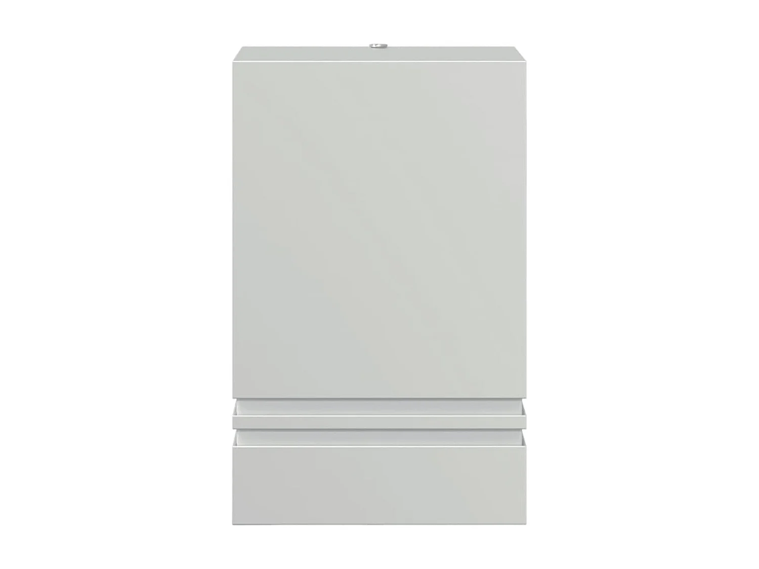 Applique murale d'extérieur argenté acier inoxydable FR116770