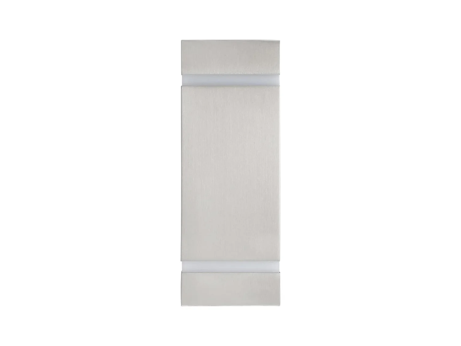 Candeeiros de parede exterior 2 pcs 35 W retangular prateado PT558210