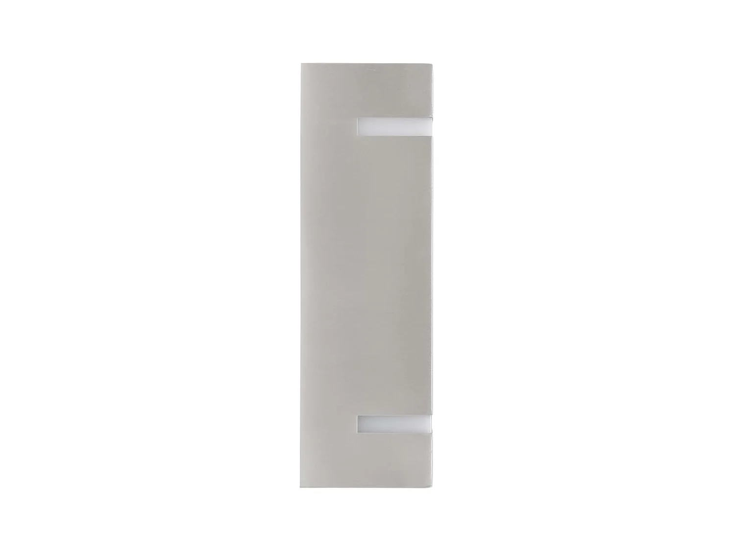Candeeiros de parede exterior 2 pcs 35 W retangular prateado PT558210