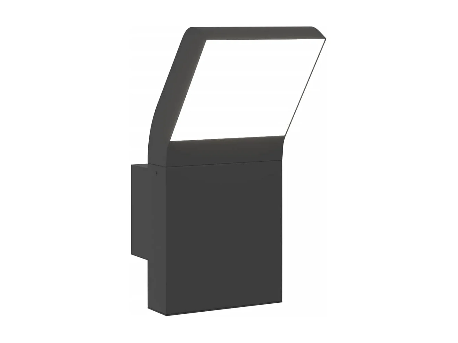 Buitenwandlamp LED gegoten aluminium zwart BE453863