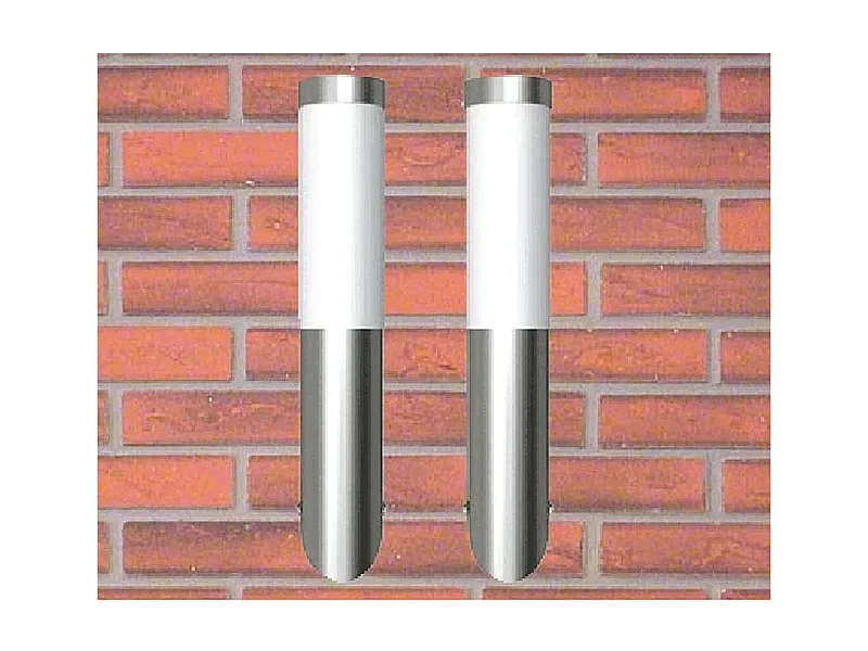 Applique murale d'extérieur 2 pcs Acier inoxydable FR673036