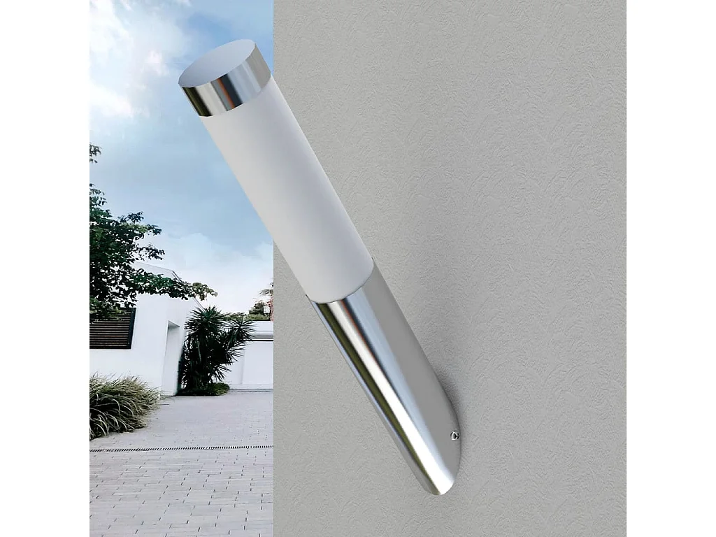 Applique murale d'extérieur 2 pcs Acier inoxydable FR673036