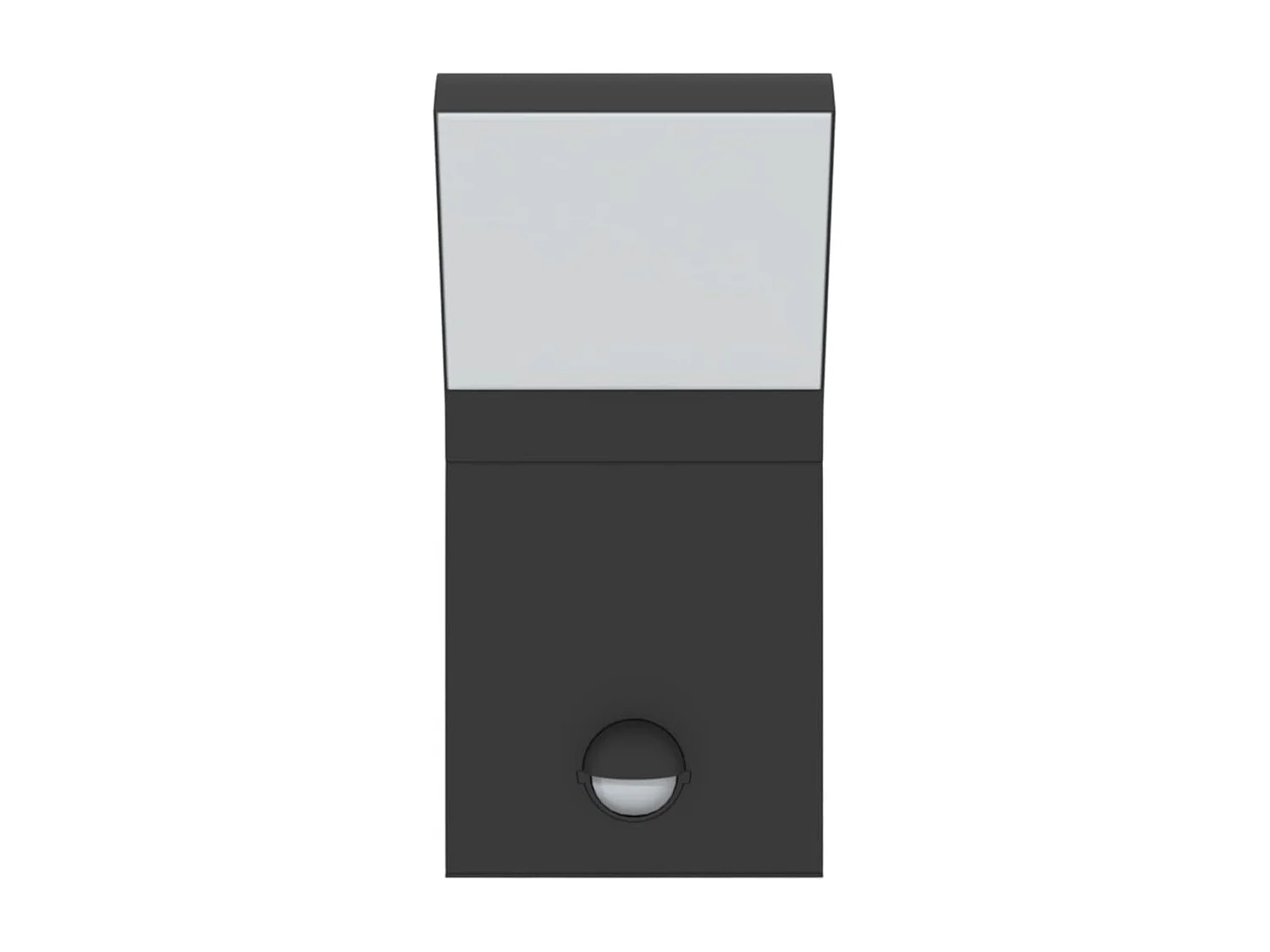 Appliques murales LED d'extérieur avec capteurs 2 pcs noir FR169008