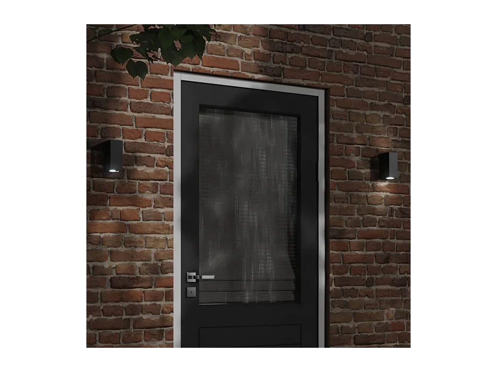 Appliques murales extérieur 2 pcs aluminium moulé sous pression FR154260