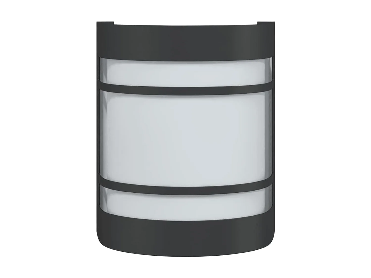 Applique murale d'extérieur noir acier inoxydable FR404379