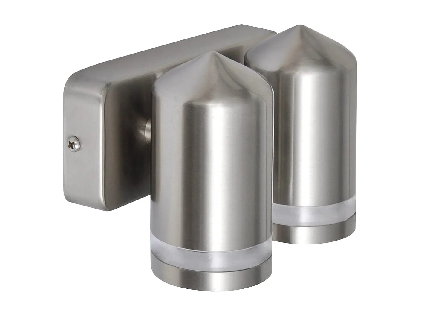 Applique LED acier inoxydable avec tête conique FR232785