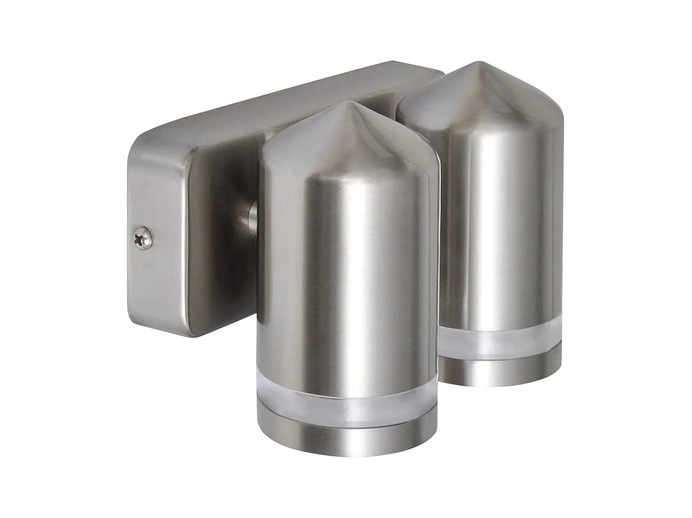 Applique LED acier inoxydable avec tête conique FR232785