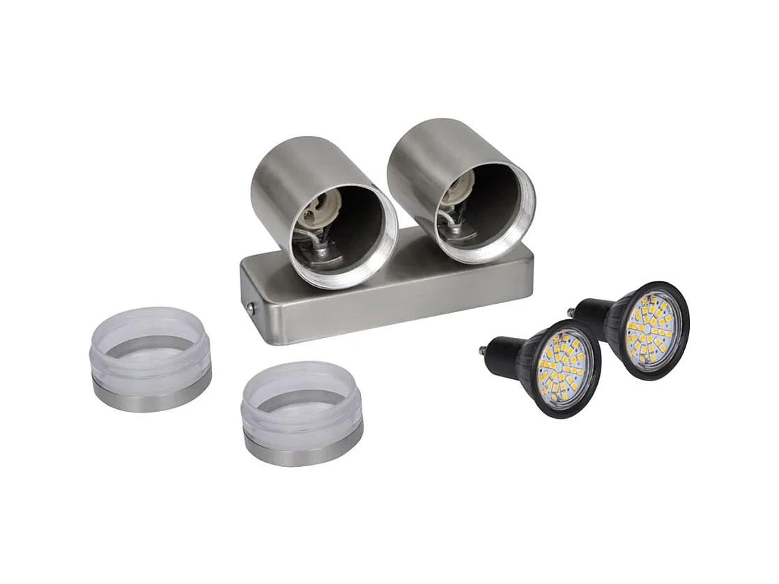 Applique LED acier inoxydable avec tête conique FR232785