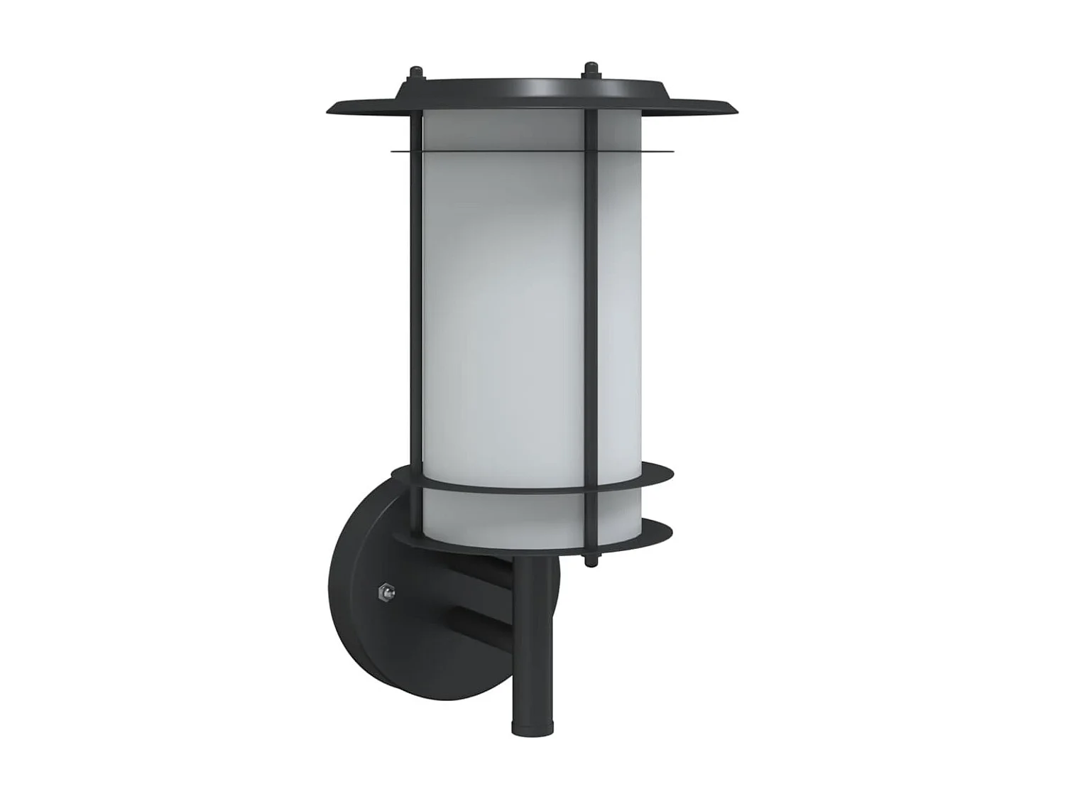 Applique murale d'extérieur noir acier inoxydable FR684049