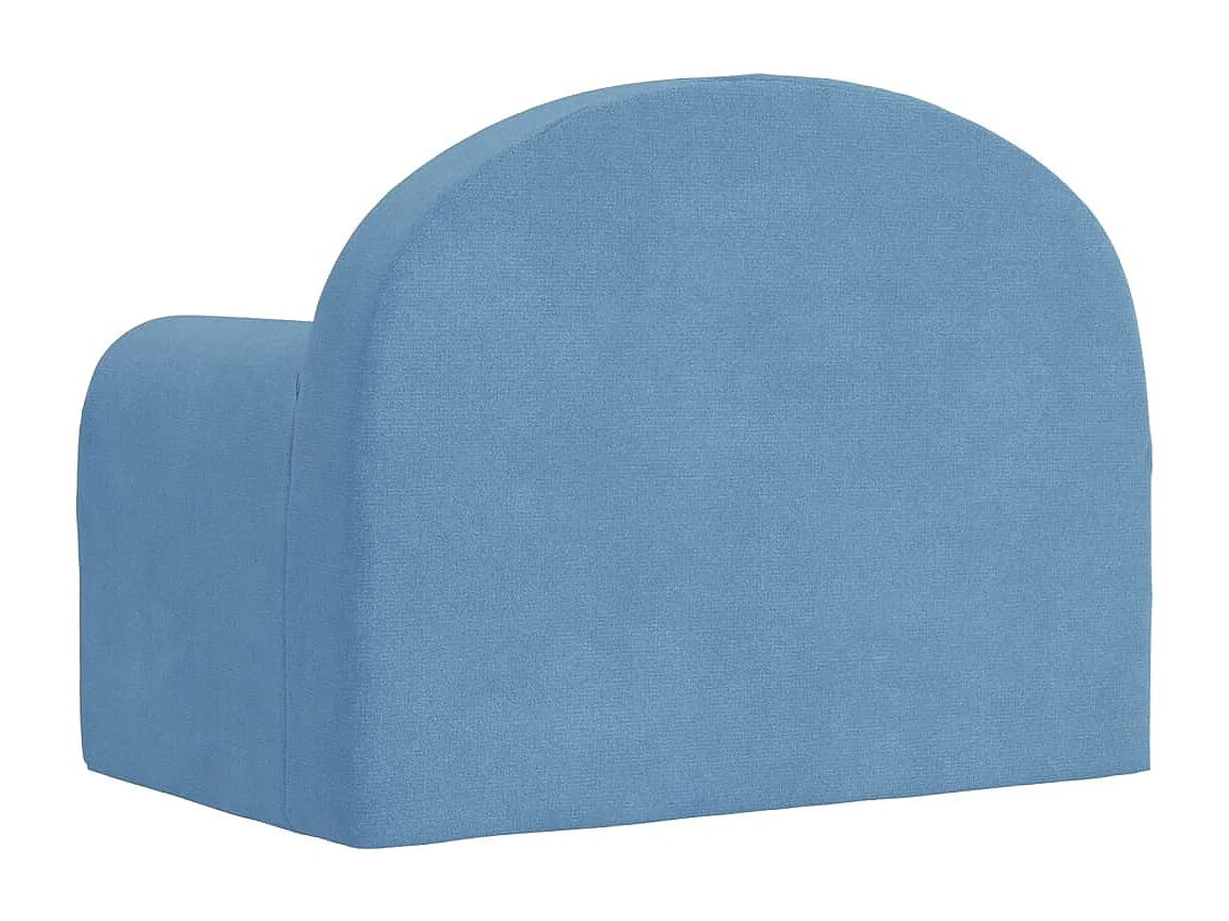 Sofá para niños felpa suave azul ES928334