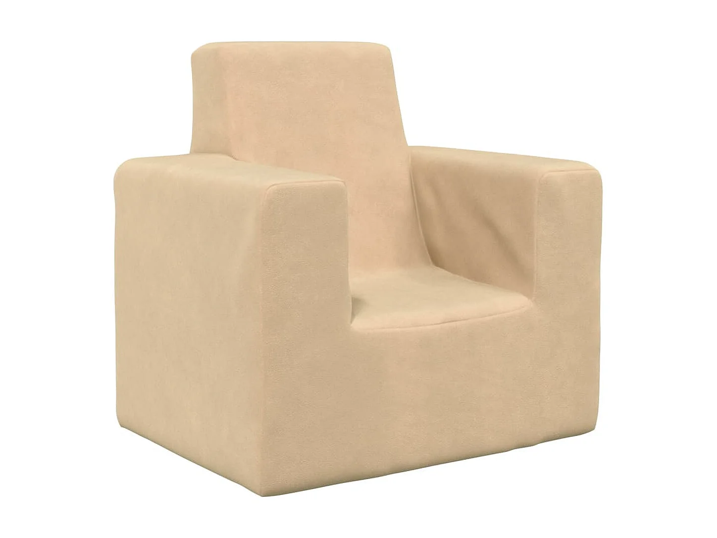 Canapé pour enfants Crème Peluche douce FR156593