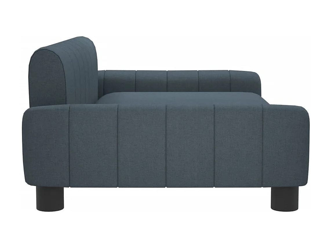 Canapé pour enfants gris foncé 90x53x30 cm tissu FR751308