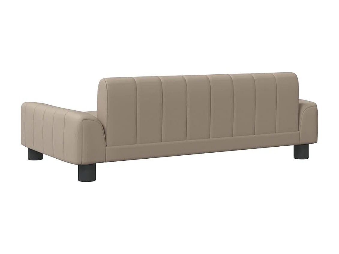 Canapé pour enfants cappuccino 90x53x30 cm similicuir FR674769